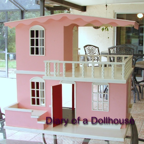 Paint Progress On The Dollhouse Beach Cottage