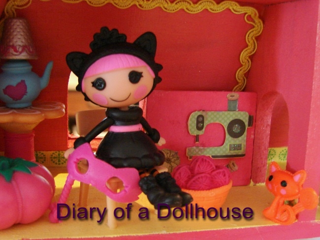 NIB 2014 HALLOWEEN LaLaLOOPSY *BOO Scaredy Cat* Mini Collectible Doll FREE SHIP 