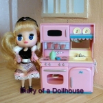 Dollhouse Play Kitchen With Hallmark Kitchen Ornaments